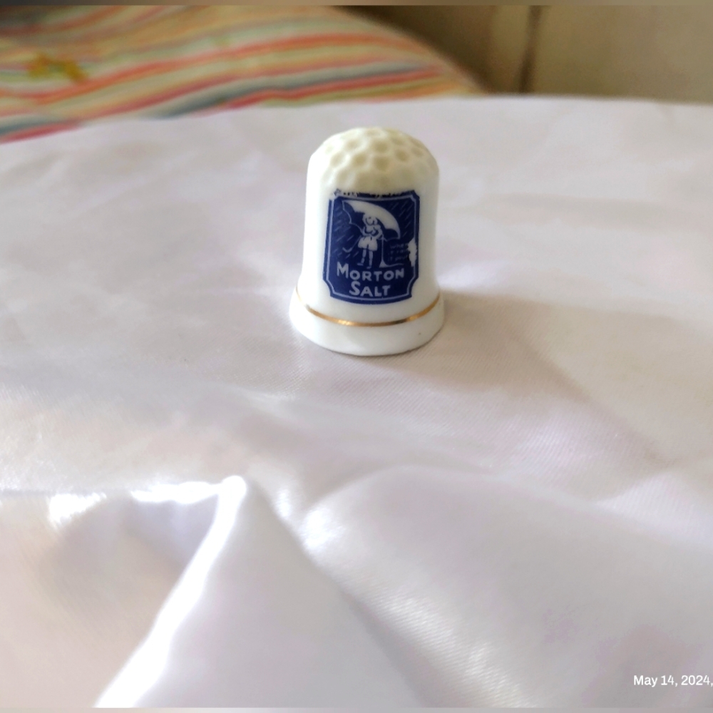 Vintage Morton Salt Thimble